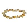 Natural Chip Stone Beaded Bracelet Irregular Crystal Gravel Stretch Bracelet Fashion Jewelry for Women Multiple Colors Available