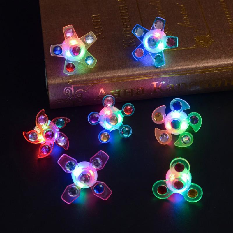 1Pc Party Supplies Kid'S Glow Watch Led Light Up  Spinner Toys Rotary Gyro Watch Glow In The Dark Party Favors Gifts