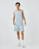[super.natural] [sn] Supernatural P140 Everyday Tank Top, Merino Wool, Sweat-wicking, Quick-drying, Odor-resistant, Running & Training, Men's, Sky Gre
