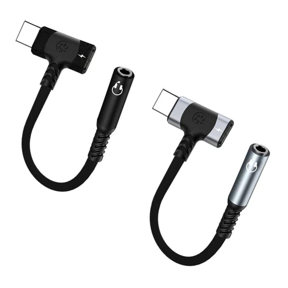 Converter Fast Charge OTG Dongle 2-in-1 Adapter 3.5mm Jack USB C Splitter  Audio Converter