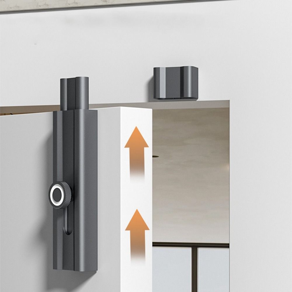 New Aluminum Alloy Door Latch Anti-theft No Punching Security Bolt Latch Luminous Hardware Spring Latches Door