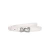 Rhinestone Heart Buckle Waist Belts Adjustable Holes Dress Belts Slim Waist Belt  Fashion Styling