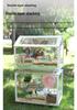 Golden Hamster Luxury Villa - Large Acrylic Cage, Starry Sky Design
