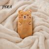 Cute Animal Cat Toy Stuffed Catnip Toy, Soft Plush Chew Bear Duck Frog Enrichment for Indoor Cats Kittens Teething