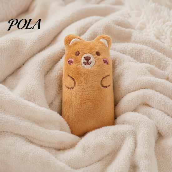 Cute Animal Cat Toy Stuffed Catnip Toy, Soft Plush Chew Bear Duck Frog Enrichment for Indoor Cats Kittens Teething