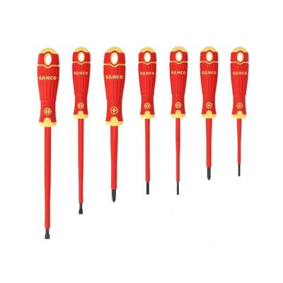Bahco B220.007 Bahcofit Insulated Screwdriver Set, 7 Piece