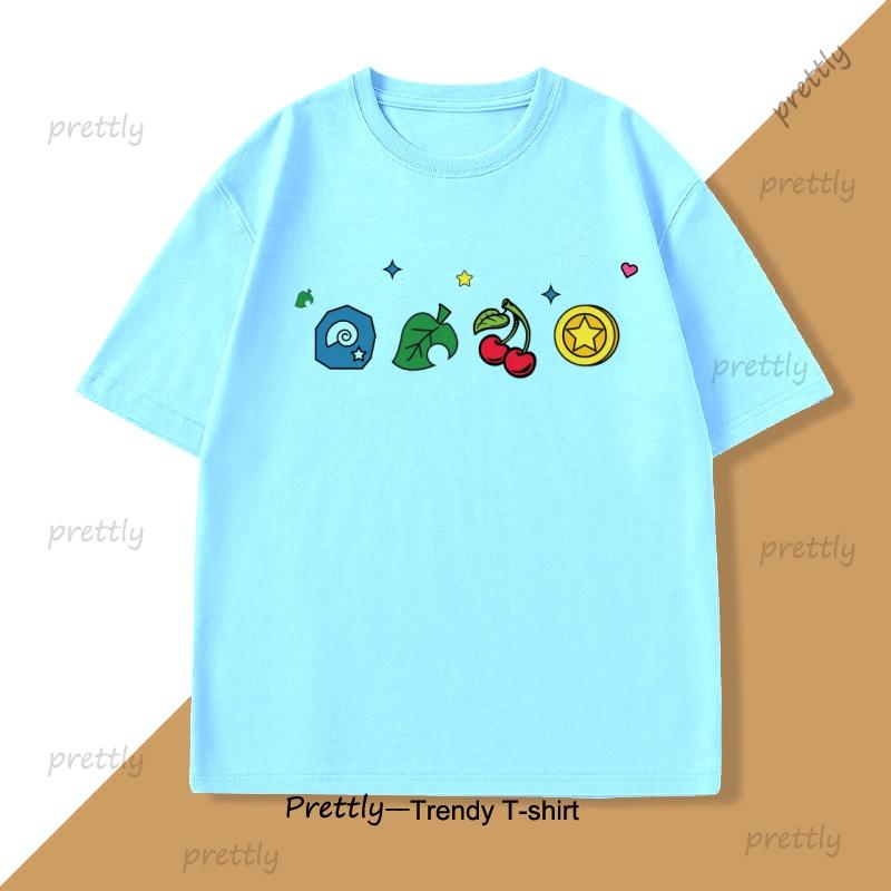 Animalcrossing Tshirt Unisex Unisex Gamer Graphic Tees Tshirt Cotton High Quality Printed Tshirts Tee Loose Short Sleeve Clothes
