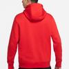 Nike Sportovní mikina s kapucí s fleecovou podšívkou a potiskem hranolků v krabičce od bot Pánské topy Červená DM2275-657