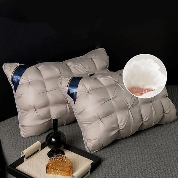WTEMPO 45*75CM Luxury High Quality Home Hotel Dormitory Pillows Help Sleep Neck Support Non-Collapse Mid Pillow Core for All Seasons