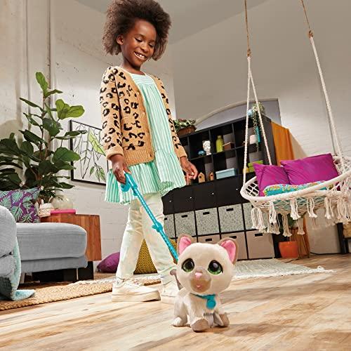 Hasbro FurReal Walking Kitten (Light Brown), an interactive pet that responds to voice and sound, for ages 4 and up, F8132, Authentic