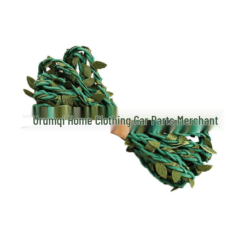 Forest Style Hemp Rope Vine with Green Leaves - Eco-Friendly DIY Kindergarten Decorations