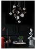 Postmodern Minimalist Striped Glass Pendant Light for Living Room, Cafe, Bedroom, Staircase, and Exhibition Hall