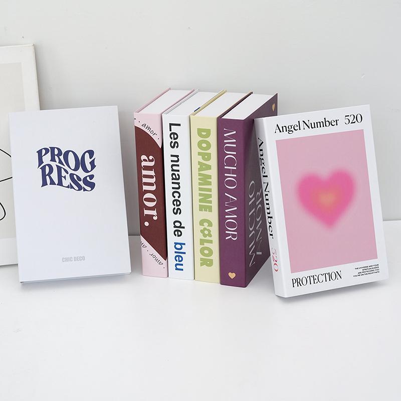 Light Luxury Decorative Fake Books Props For Living Home Decoration Modern Room Office Coffee Table Aesthetics Ornaments
