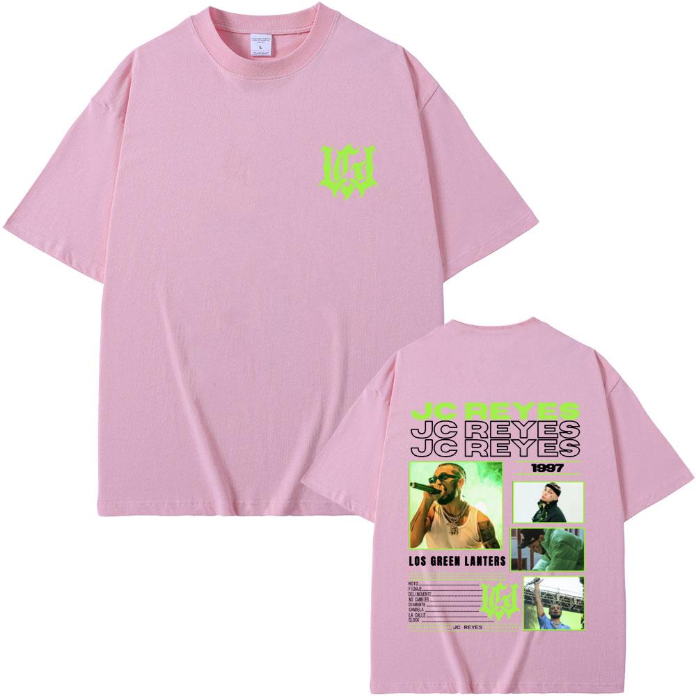 Rapper Jc Reyes Los Green Lanters 2025 Trička Pánská Dámská Módní Hip Hop Trička Pánské Ležérní Oversized Tričko s Krátkým Rukávem
