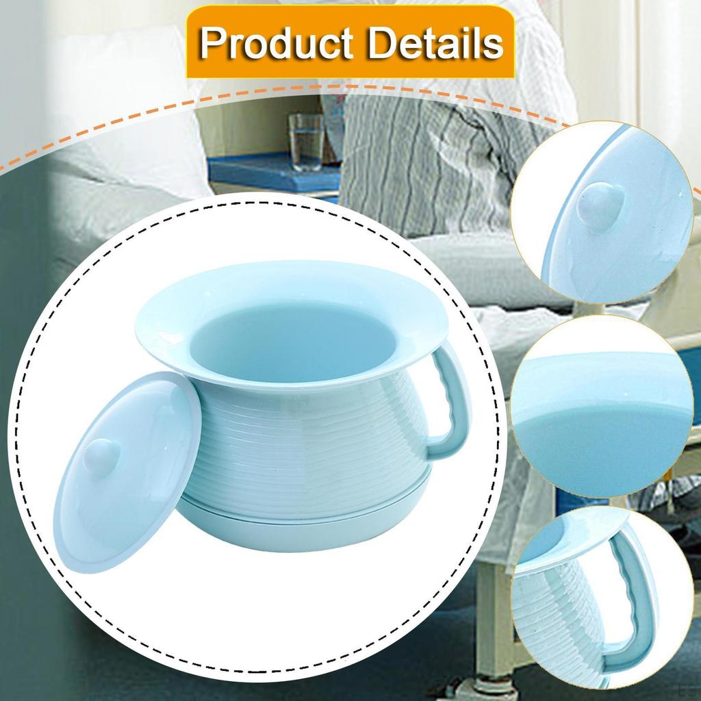 Spittoon Urinal with Small Convenient Handle Travel Potty Pot for Household