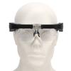 Headband Magnifying Glass Adjustable LED White Light 4 Interchangeable Lenses Head Mount Magnifier