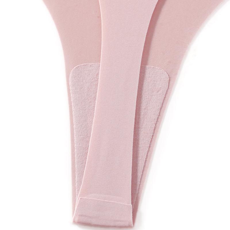 CINOON Women's Sexy Low Waist Thong Collection Ice Silk Seamless One Piece Wave Waist Snug Fit Styles Briefs