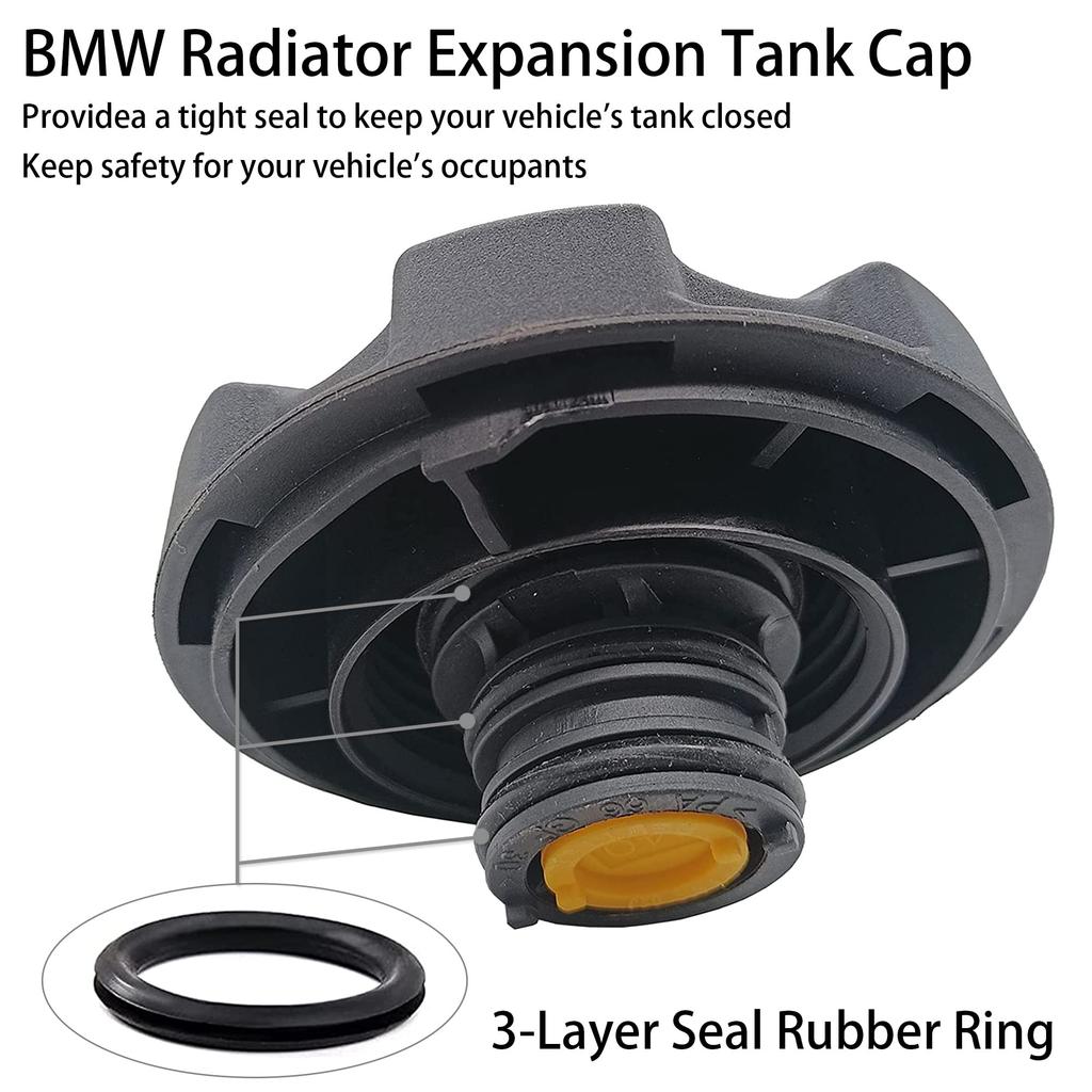 Rldym BMW Radiator Extension Tank Cap 140 KPa(1.4bar) Reservoir Cover for E82 E84