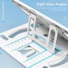 Notebook-Ständer 8 Stufen Winkelverstellbar Tragbar Faltbar Laptop-Stütze Ständer Ergonomischer Laptop-Ständer Erhöhung für 14 Zoll Laptop