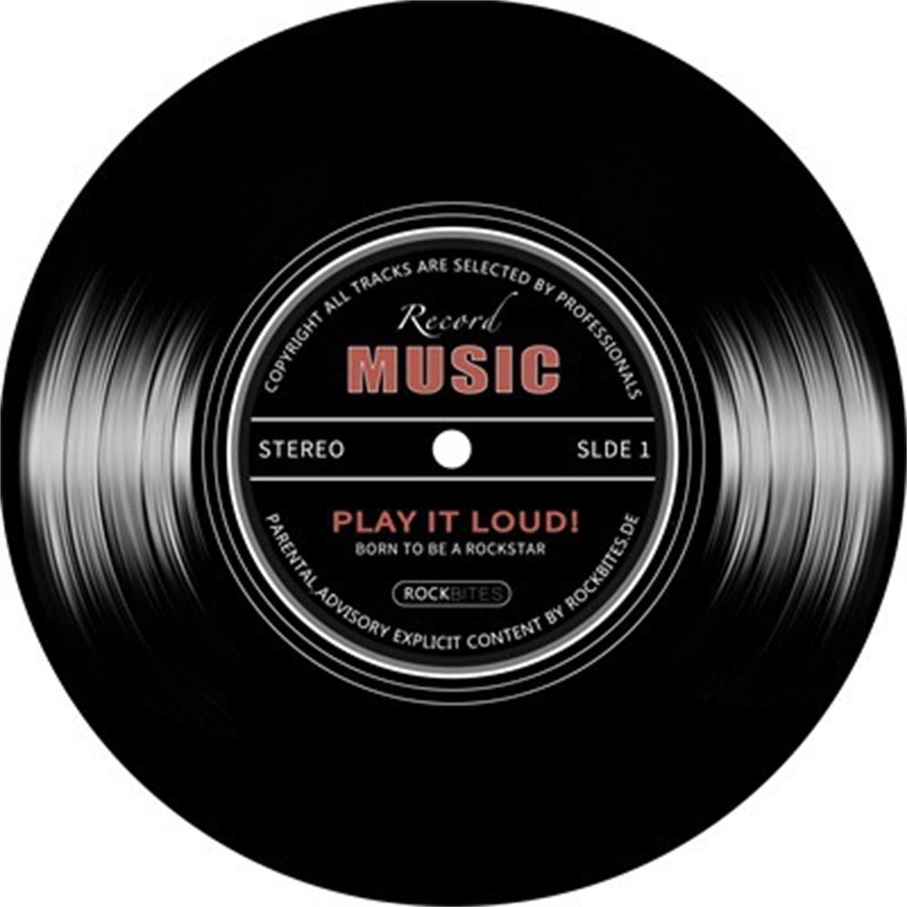 Retro CD Vinyl Record Carpet Diameter 100cm Round Rug Non-Slip Floor Mat For Living Room Bedroom