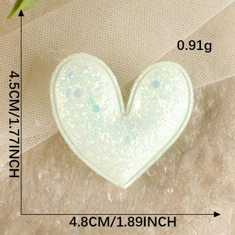 Duoku Three-Dimensional Love Badge Embroidery Sticker Sequins Love Accessories Hairpin Cloth Label Clothing Accessories Patch Cloth Sticker