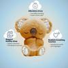 Atmender Koala Plüsch Baby Schlafhilfe mit Weichem Nachtlicht Rhythmische Vibration Sanfte Musikgeräusche Schlafenszeit Plüschpuppe Komfortspielzeug