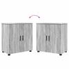 Bathroom Furniture Set 4 Pcs Grey Sonoma 61 X 35 X 64 Cm
