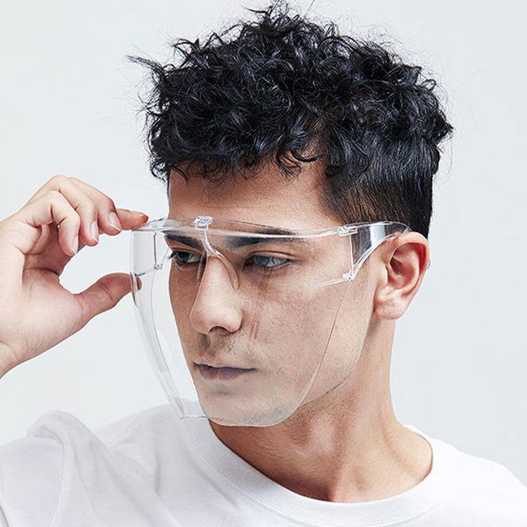 Anti-Fog High-Definition Face Shield: Transparent, Windproof, Dustproof, and Splash-Resistant Protection Mask