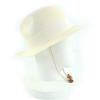 Pristine GUCCI Hat Fedora Straw Hat Ivory Polypropylene Women S 747994 Used