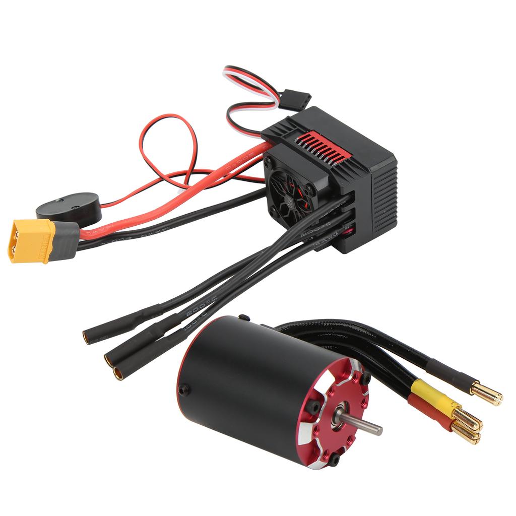 3650 Supersonic Brushless Motor 60A ESC Temperature Sensor Set 3650 4350KV Brushless Motor for 110