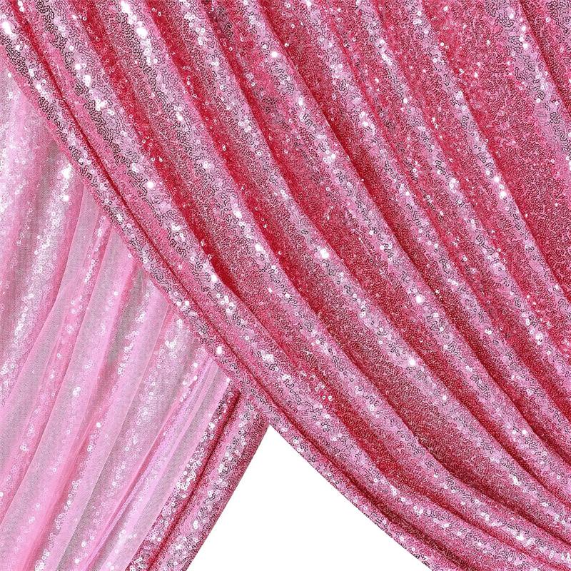 1PCS Sequin Backdrop,Glitter Background Curtains Shimmer Photography for Party Wedding Birthday Christmas Baby Shower Back Drop Decor