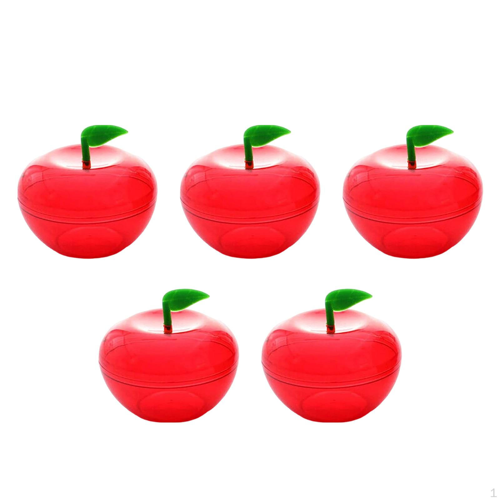 

5 шт. Рождественские коробки для конфет Украшения Контейнеры для яблок Подарочная упаковка Рождественский декор S