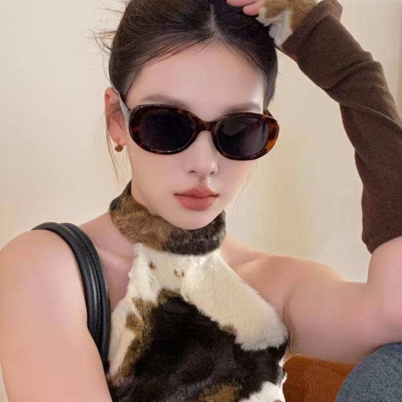 Fashion Style Sunglasses For Women Oval Shape Uv400 Protection Men'S Sun Glasses Travelling Fishing Outdoor Sunglass