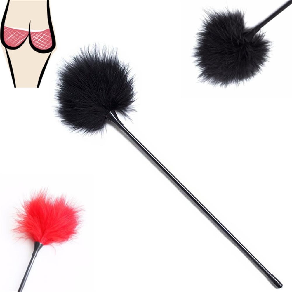 Flirting feather skin patting ass training hand patting breast enhancement teasing queen patting alternative toys adult
