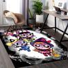 1pc Powerpuff Girls Devil Theme Chair Mat - Anime Cartoon Design, Non-Slip Carpet for Office Use, Suitable for Home Decor, Living Room, Bedroom, Game