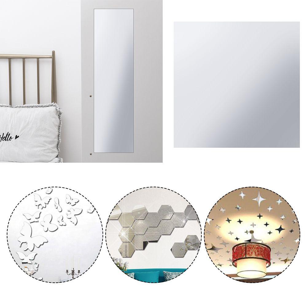 DIY Self-adhesive PET Acrylic Wall Stickers Stickers Mirror Soft Mirror