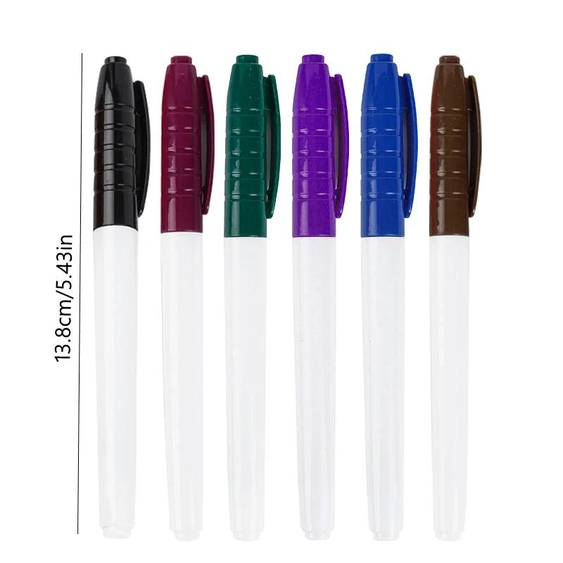 12Colors/set Ultra Fine Tip05mm Dry Erase Markers Erasable Whiteboard Markers for SchoolOfficePlanning White Board Marker