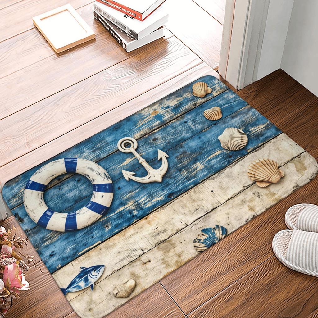 Summer Pool Beach Ball Design Gift Doormat Anti-Slip Kitchen Bathroom Mat Living Room Floor Door Entrance Carpet Rug