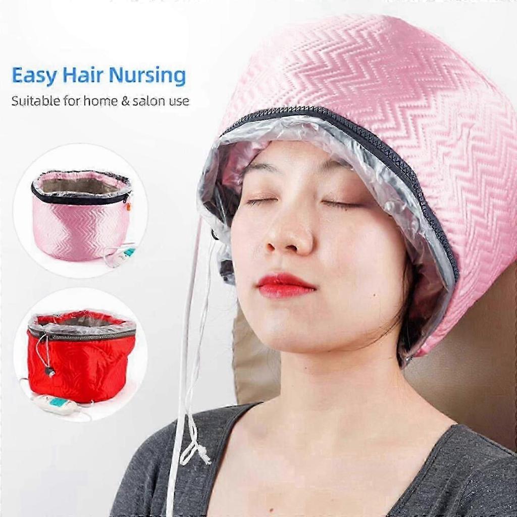 Thermal Hair Treatment Cap with Heating and Steaming Function for Salon Quality Care at Homepink  Edition 1210