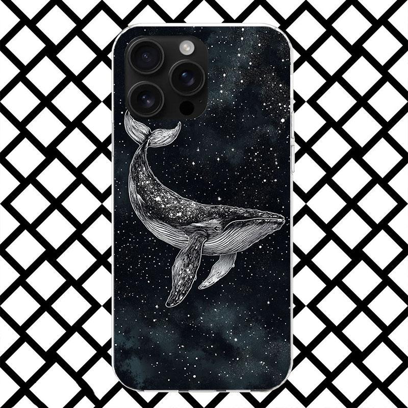

Humpback Whale Sea Giant Phone Case for iPhone 17 Air 16 16E 15 14 Plus 13 Mini 12 11 Pro Max 7 8 + SE 2020 Soft Cover Fundas 17 iPhone 16 Plus