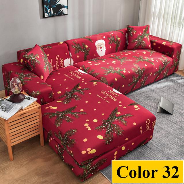 Elastický potah na pohovku do obývacího pokoje Rohový potah ve tvaru L Potah na pohovku Sedák Potah na pohovku Napínací potah na pohovku