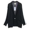 Unused VAST222 19ss Linen Mix Lined Long Sleeve Jacket 2 Black Men's Used
