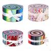 144 Fabric Strips Quilting Floral Printed Craft Cloth for Patchwork