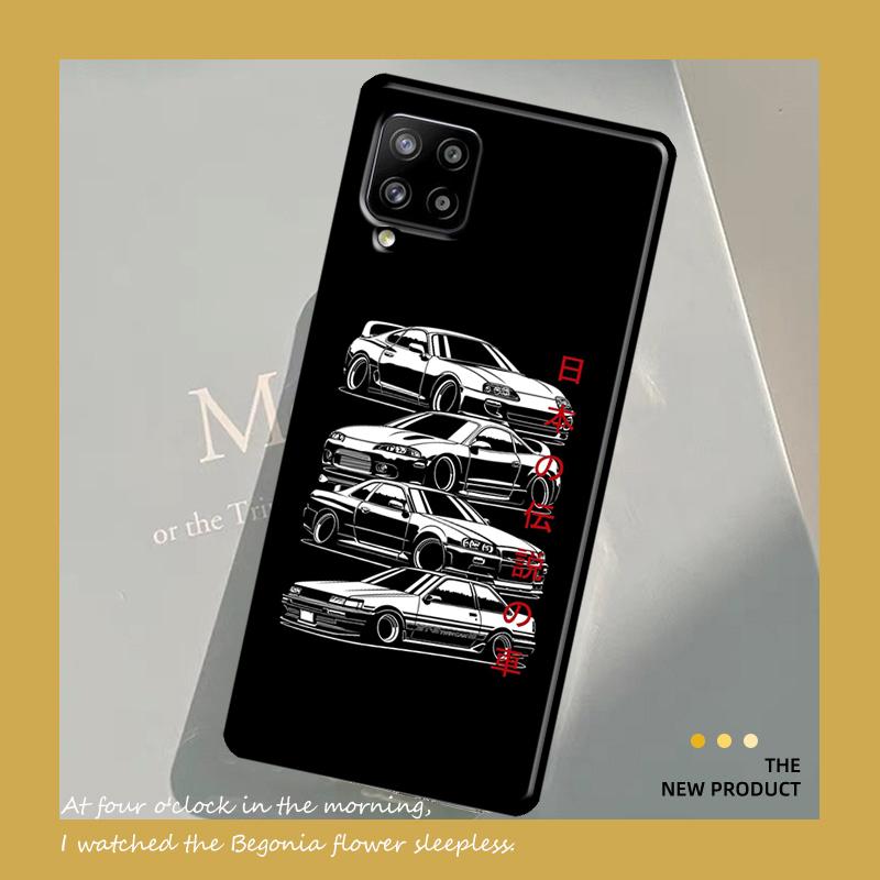 Sports Car JDM Drift For Samsung Galaxy A54 A34 A53 A73 A33 A23 A13 A51 A71 A12 A22 A32 A42 A52 A14 Phone Case