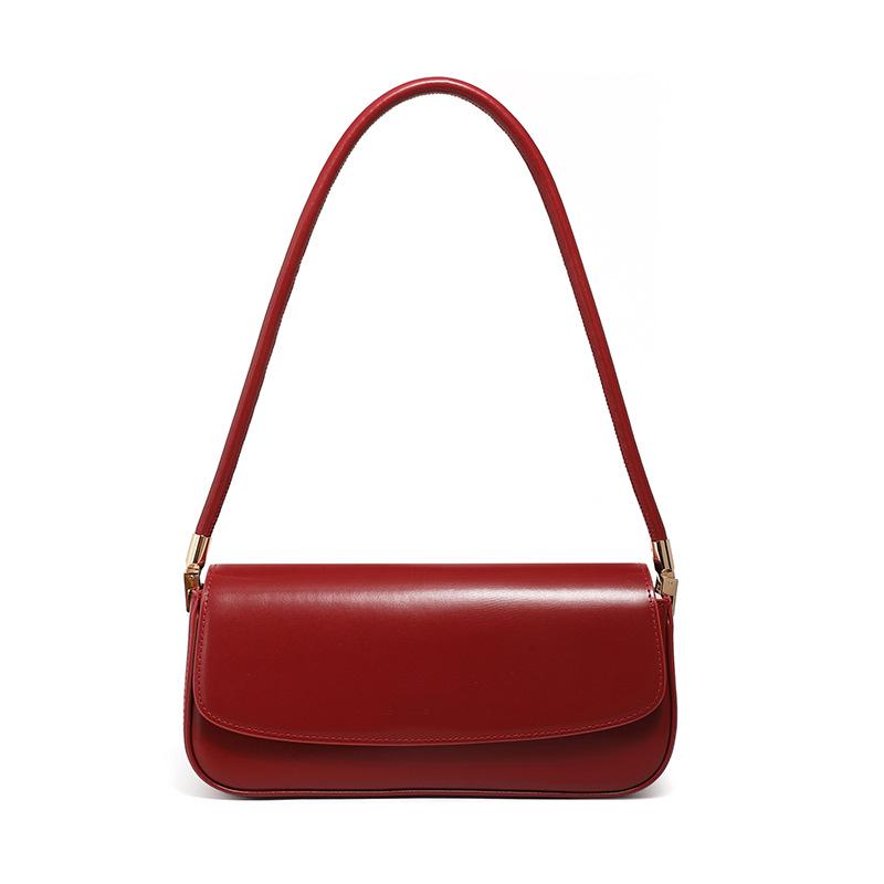 Borsa a Sella da Donna in Vera Pelle 2025 - Sottobraccio, Design di Nicchia, Borsa da Lavoro
