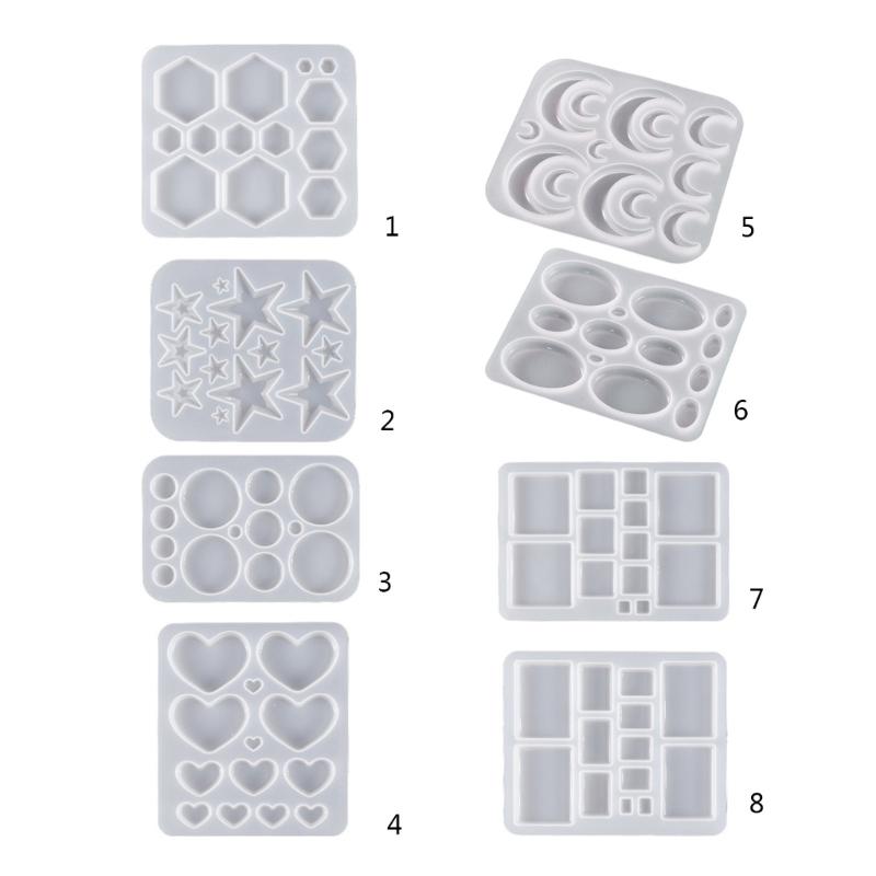 Oorbelhanger epoxy siliconen mal 3D gietmal DIY knutselaccessoires hars mal sieraden maken accessoires