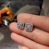 Exquisite, Fashionable, Personalized, Creative Square Earrings, Sweet Ladies' Creative Temperament, Versatile Party Earrings
