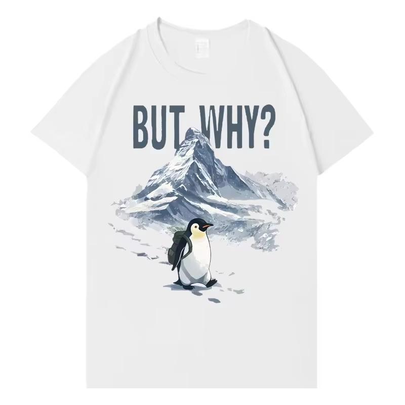 

But Why Trendy Graphics T Shrit Unisexs Womens Y2K High Quality Tshrits Casual Pure Cotton Crewneck Classic Short Sleeve Top S