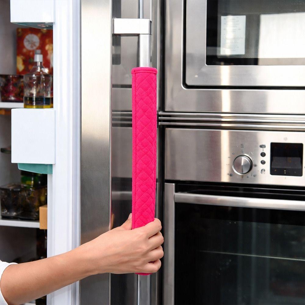 Plush Oven Door Handle Cover Washable Appliance Handle Covers  Home Decors