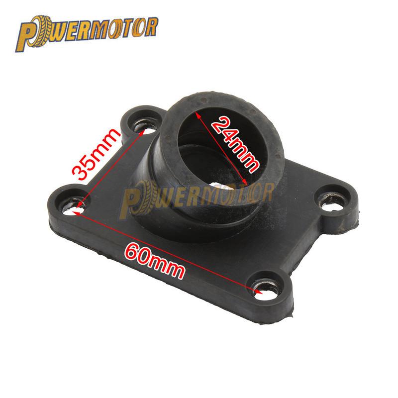 For KTM SX 50 Mini Motorcycle Carburetor Intake Pipe 50cc Rubber 2002-2008 Senior Enduro Dirt Bike Motocross Accessories